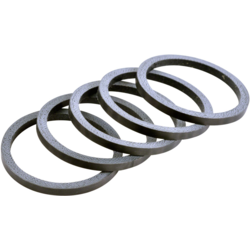 Wheels Manufacturing Inc. Carbon Fiber Matte Headset Spacers 1-1/8-inch