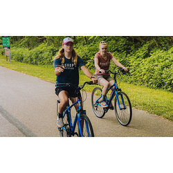 Bishop's Bicycles HB T-shirt V Neck Blush Frost